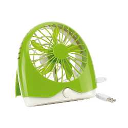 Ventilator TYPHOON, wei�-gr�n - Werbeartikel