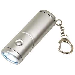 LED-Taschenlampe NOVA, silber - Werbeartikel