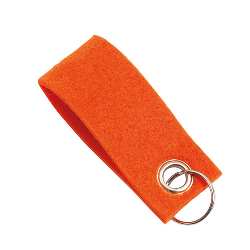 Schl�sselanh�nger FELT, orange - Werbeartikel