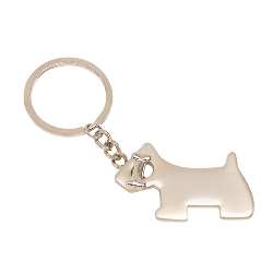 Schl�sselanh�nger DOG, silber - Werbeartikel