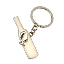 Schl�sselanh�nger CHABLIS, silber - Werbeartikel