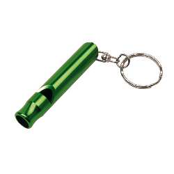 Schl�sselanh�nger FLUTE, gr�n - Werbeartikel