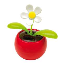 Solarblume WAVER & WAVING ROSE, rot / Waver - Werbeartikel
