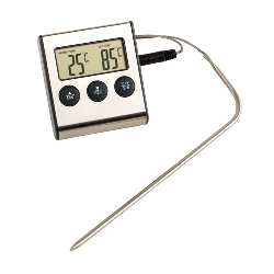 Kochthermometer GOURMET, silber-grau - Werbeartikel