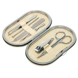 Manik�rset DENISE, beige - Werbeartikel
