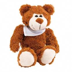 Teddy GRACE, braun-wei� - Werbeartikel