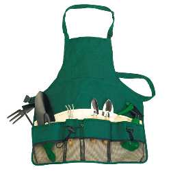 Gartensch�rze EVERGREEN, gr�n-beige - Werbeartikel