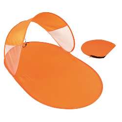 Pop-up-Strandmuschel SHIELD, orange - Werbeartikel