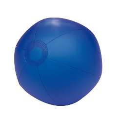 Aufblasbarer Strandball INDIAN, blau - Werbeartikel