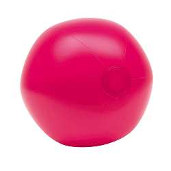 Aufblasbarer Strandball PACIFIC, pink - Werbeartikel