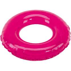 Aufblasbarer Schwimmring OVERBOARD, pink - Werbeartikel