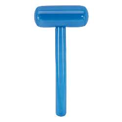 Aufblasbarer Hammer FUN IN THE SUN, blau - Werbeartikel