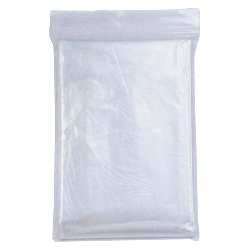 Regenponcho AUTUMN, transparent - Werbeartikel