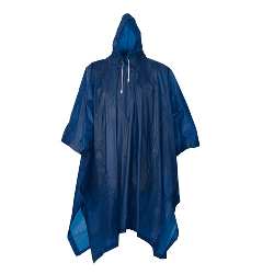Fahrradponcho KEEP DRY, blau - Werbeartikel