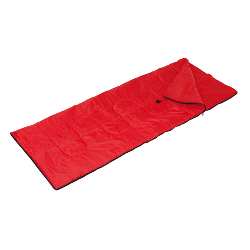Schlafsack BEDTIME, rot - Werbeartikel