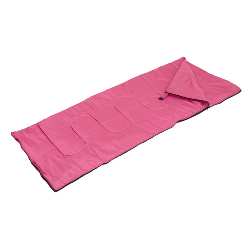 Schlafsack BEDTIME, pink - Werbeartikel