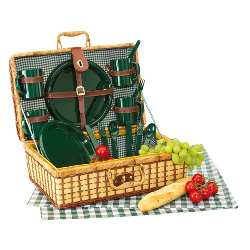 Bambus-Picknickkorb GREEN PARK,  - Werbeartikel