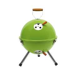 Kugelgrill COOKOUT, hellgr�n - Werbeartikel