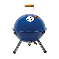 Kugelgrill COOKOUT, blau - Werbeartikel