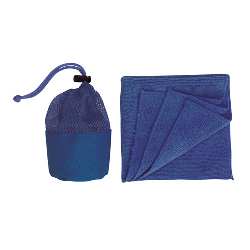 Mikrofasertuch CLEANER, blau - Werbeartikel