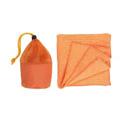 Mikrofasertuch CLEANER, orange - Werbeartikel