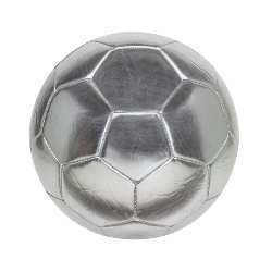 Fu�ball KICK, silber - Werbeartikel
