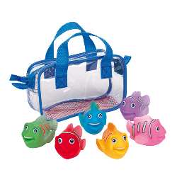 Wassertiere FUNNY FISHES, bunt - Werbeartikel