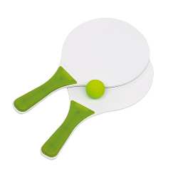 Beachball-Set SUMMER FEELING, gr�n-wei� - Werbeartikel