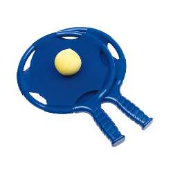 Beachball-Set HAVE FUN, blau - Werbeartikel