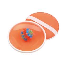 Beach-Set GAMBLE, wei�-orange - Werbeartikel