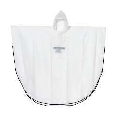 Regenponcho DRY AND SAVE, wei� - Werbeartikel