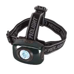 Stirnlampe EXPEDITION, silber - Werbeartikel