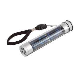 LED-Taschenlampe SUNLIGHT, silber - Werbeartikel