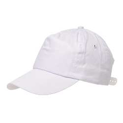 5-Panel-Cap RACING, wei� - Werbeartikel