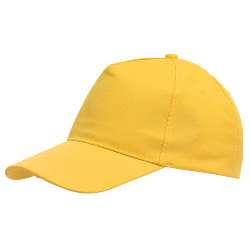 5-Panel-Cap FAVOURITE, gelb - Werbeartikel