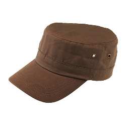Military-Cap SOLDIER, mocca - Werbeartikel