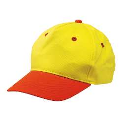 5-Panel-Cap f�r Kinder CALIMERO, gelb-orange - Werbeartikel