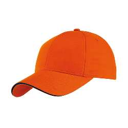6-Panel-Sandwich-Cap LIBERTY, orange - Werbeartikel