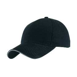 6-Panel-Sandwich-Cap LIBERTY, schwarz - Werbeartikel