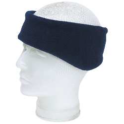 Polar-Fleece-Stirnband BLIZZARD, marineblau - Werbeartikel