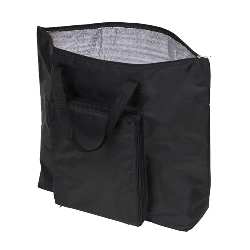 Faltbare K�hltasche FROST, schwarz - Werbeartikel