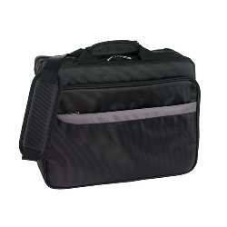 Laptoptasche OXFORD, schwarz-grau - Werbeartikel
