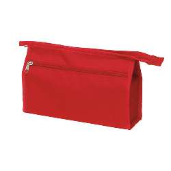 Kulturtasche NIGHT & DAY, rot - Werbeartikel