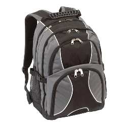 Rucksack HYPE, grau-schwarz - Werbeartikel