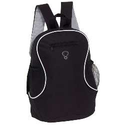 Rucksack TEC, schwarz - Werbeartikel