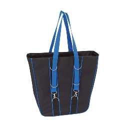 Shopper VARIO, schwarz-blau - Werbeartikel