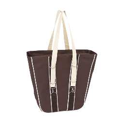 Shopper VARIO, braun-beige - Werbeartikel