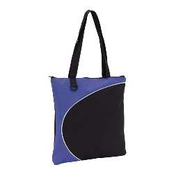 Shopper STYLE, schwarz-lila - Werbeartikel