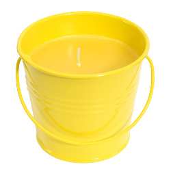Citronella-Kerze CITRUS JAR, gelb - Werbeartikel