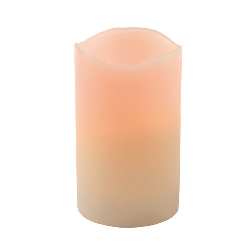 LED-Kerze VANILLA SKY, beige - Werbeartikel